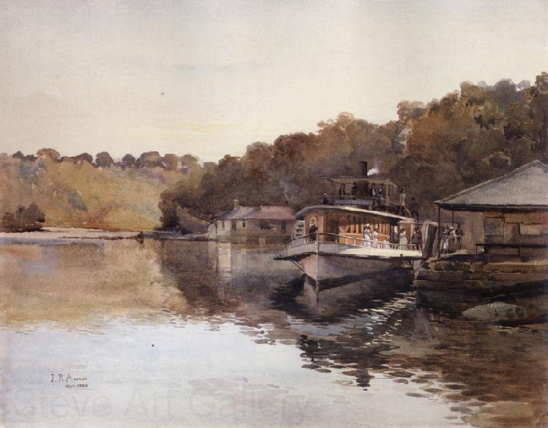 Julian Ashton Mosman Ferry 1888 Spain oil painting art